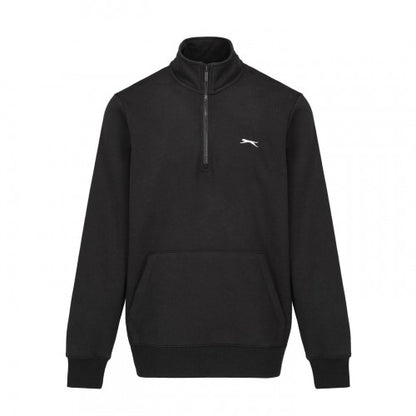 Front - Slazenger Mens Quarter Zip Fleece