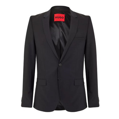 Front - Hugo Mens Hesten Structured Shoulder Suit