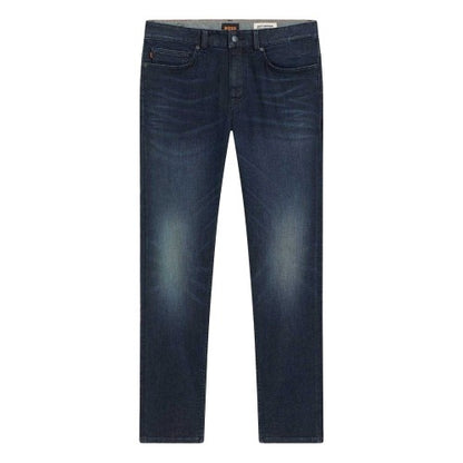 Front - Boss Mens Delaware Denim 5 Pockets Slim Jeans