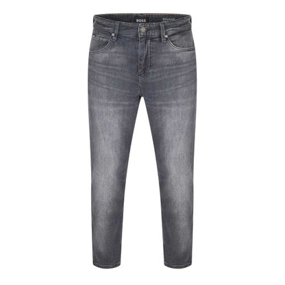 Front - Boss Mens Denim 5 Pockets Slim Jeans