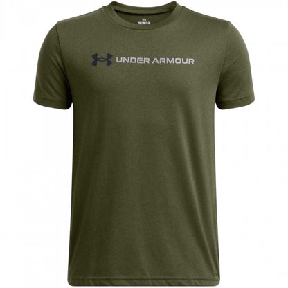 Front - Under Armour Childrens/Kids Wordmark Logo T-Shirt