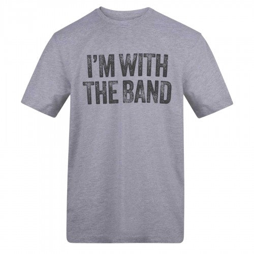 Front - AWD Unisex Adult I´m With The Band T-Shirt