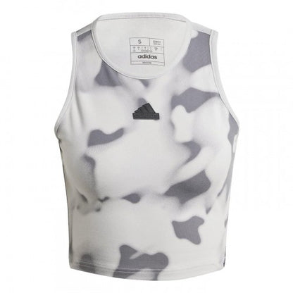 Front - Adidas Womens/Ladies Future Icons 3 Stripes Tank Top