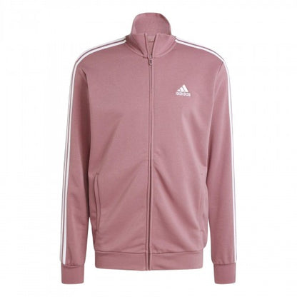 Front - Adidas Mens Striped Track Jacket