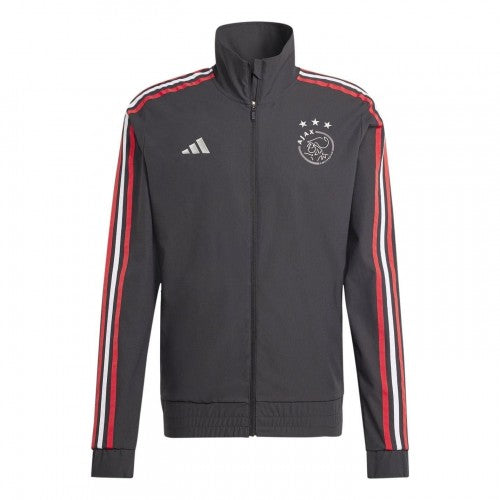 Front - Adidas Mens Ajax Amsterdam Track Jacket