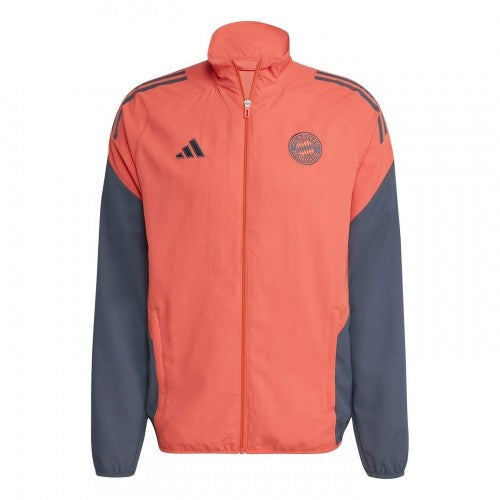 Front - Adidas Mens Tiro 25 Competition FC Bayern Munich Track Jacket