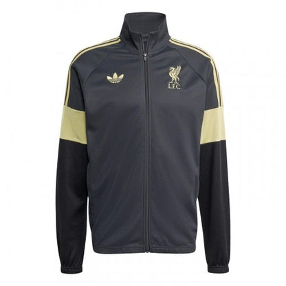 Front - Adidas Mens Liverpool FC Track Jacket
