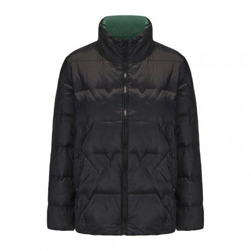 Front - Firetrap Womens/Ladies Reversible Lightweight Slim Down Jacket