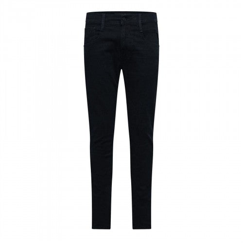 Front - Replay Mens Anbass Cotton Blend Slim Jeans