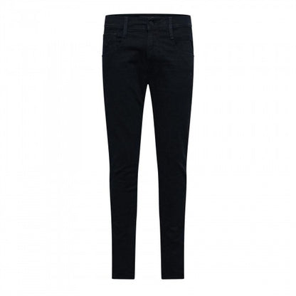 Front - Replay Mens Anbass Cotton Blend Slim Jeans