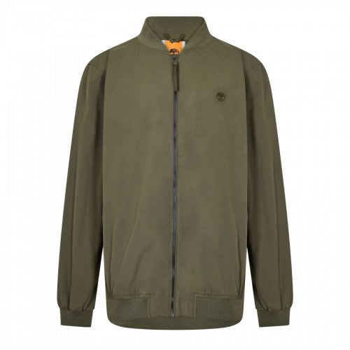 Front - Timberland Mens Water Repellent Bomber Jacket