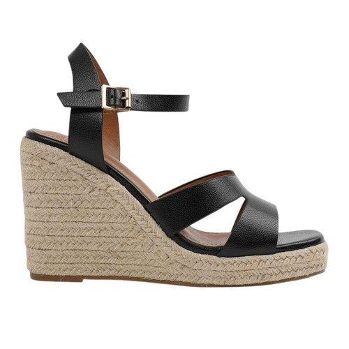 Front - Where´s That From Womens/Ladies Jamie Cut Out Strap Wedge Sandals