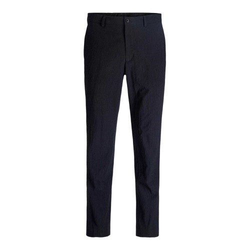 Front - Jack And Jones Mens Seersucker Straight Leg Cargo Trousers