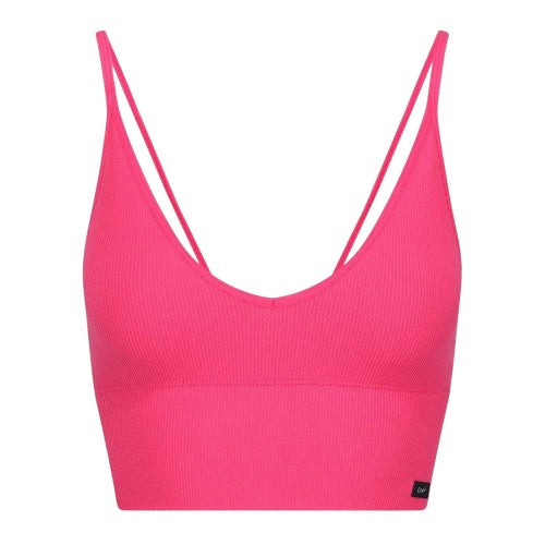 Front - Lee Womens/Ladies Ribbed Slim Bra