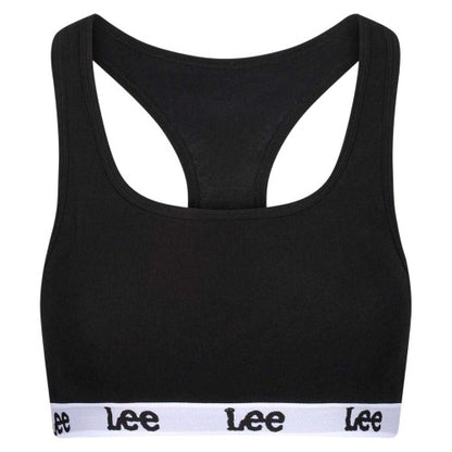 Front - Lee Womens/Ladies Racerback Heather Sports Bra