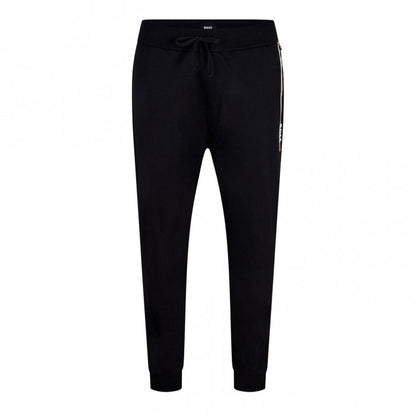 Front - Boss Mens Side Stripe Regular Jogging Bottoms