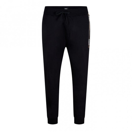 Front - Boss Mens Side Stripe Regular Jogging Bottoms