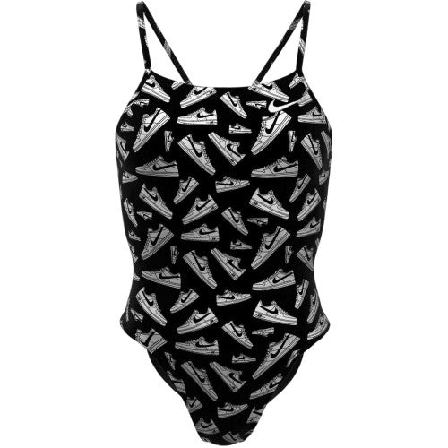 Front - Nike Womens/Ladies Graphic Print One Piece Swimsuit
