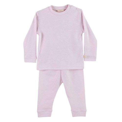 Front - Baby Gi Baby Angel Wing Crew Neck Top And Trousers Set