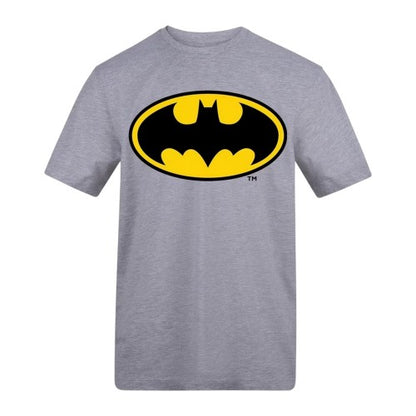 Front - Batman Unisex Adult Batman Logo T-Shirt