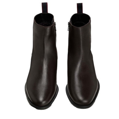 Front - Hugo Mens Kyron Leather Chelsea Boots