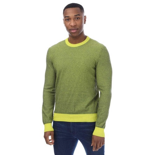 Front - Boss Mens Kapoko Knitted Cotton Sweatshirt