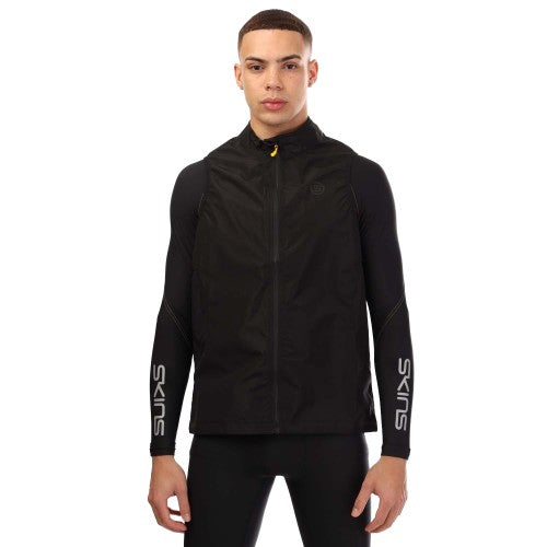 Front - Skins Mens Series-3 Running Gilet