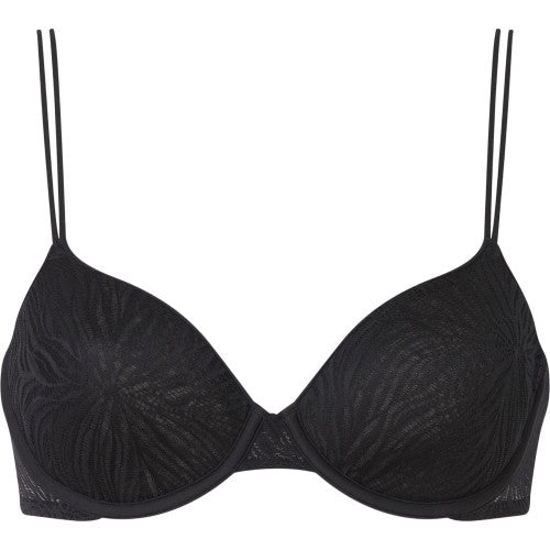 Front - Calvin Klein Womens/Ladies Lace Cotton Bra