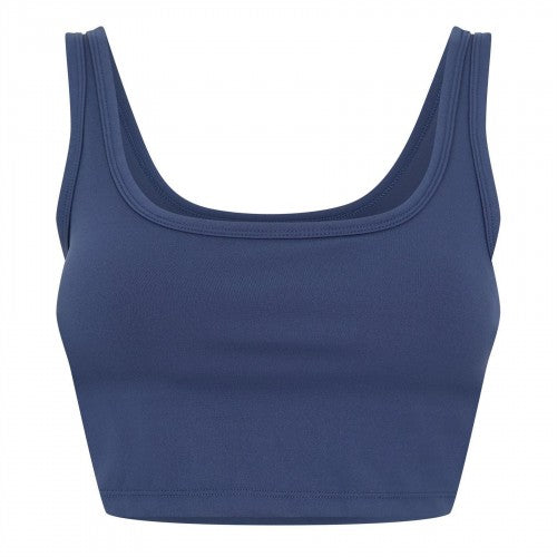 Bone - Front - Couture Womens-Ladies Jersey Sports Bra