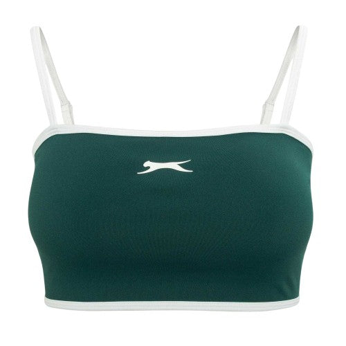 Front - Slazenger Womens/Ladies Contrast Detail Sports Bra