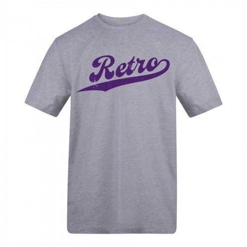 Front - AWD Unisex Adult Music Retro Cotton T-Shirt
