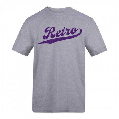 Front - AWD Unisex Adult Music Retro Cotton T-Shirt