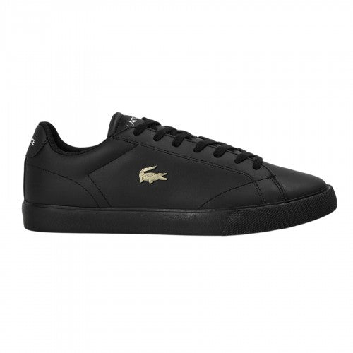 Front - Lacoste Mens Lerond Pro Logo Leather Trainers