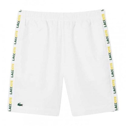 Front - Lacoste Mens Stripe Tennis Shorts