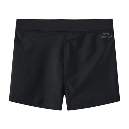 Front - Slazenger Boys Logo Swimming Trunks