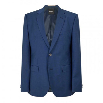 Front - Boss Mens H Jasper Single-Breasted Suit Jacket