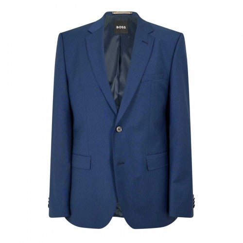 Front - Boss Mens H Jasper Single-Breasted Suit Jacket