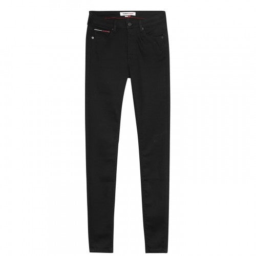 Front - Tommy Jeans Womens/Ladies High Rise Super Skinny Jeans