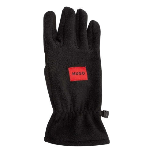 Front - Hugo Fleece Logo Winter Gloves