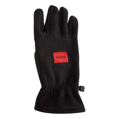Front - Hugo Fleece Logo Winter Gloves