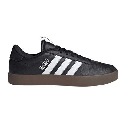 Front - Adidas Mens VL Court 3.0 Flat Trainers