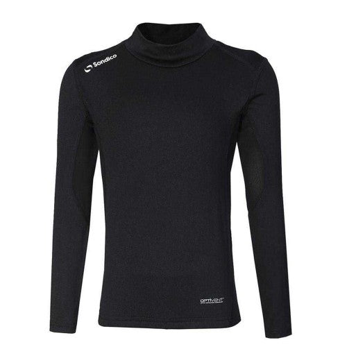 Front - Sondico Childrens/Kids Mock Neck Base Layer Top