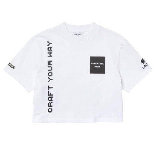 Front - Lacoste Womens/Ladies Minecraft Organic Cotton T-Shirt