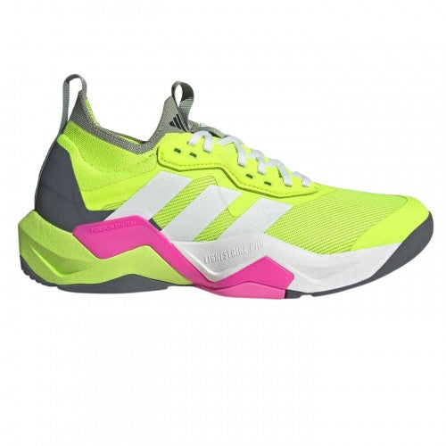 Front - Adidas Mens Rapidmove ADV 2 HIIT Stripes Trainers