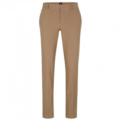 Front - Boss Mens Kaito Organic Cotton Sustainable Slim Trousers