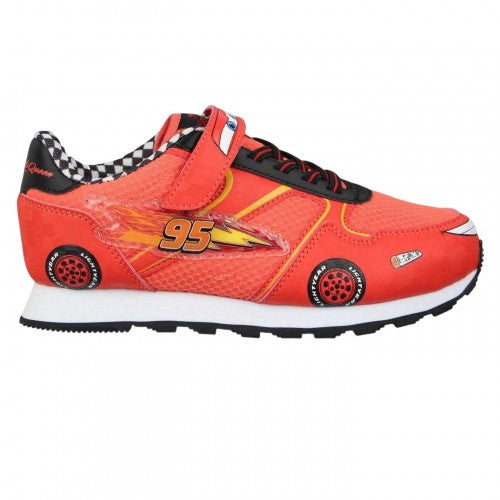 Front - Slazenger Childrens/Kids Lightning McQueen Cars Leather Trainers