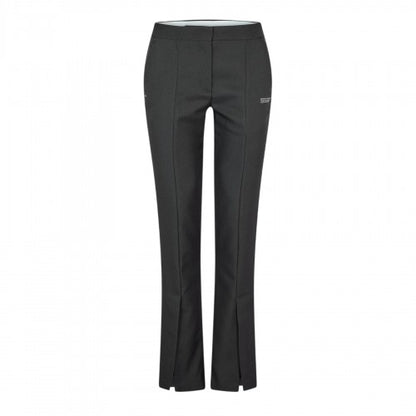 Front - Off White Womens/Ladies Basic Slim Trousers