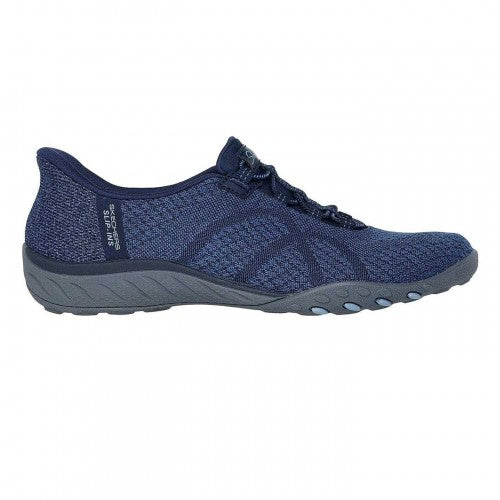 Front - Skechers Womens/Ladies Ramaya Breathe Easy Fabric Trainers