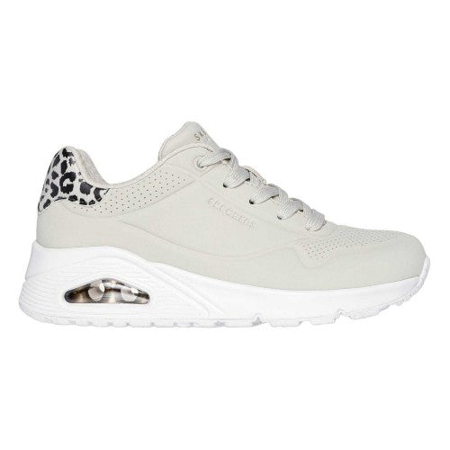 Front - Skechers Womens/Ladies Uno Stand On Air Hidden Wedge Trainers