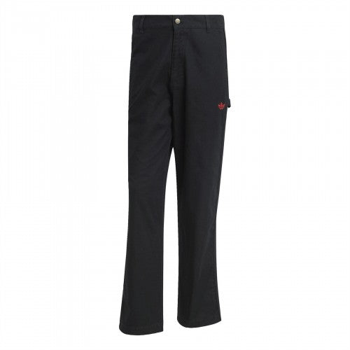 Front - Adidas Mens Originals 100T Relaxed Fit Trousers